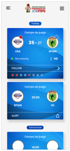 Resultados del Mundial FIFG